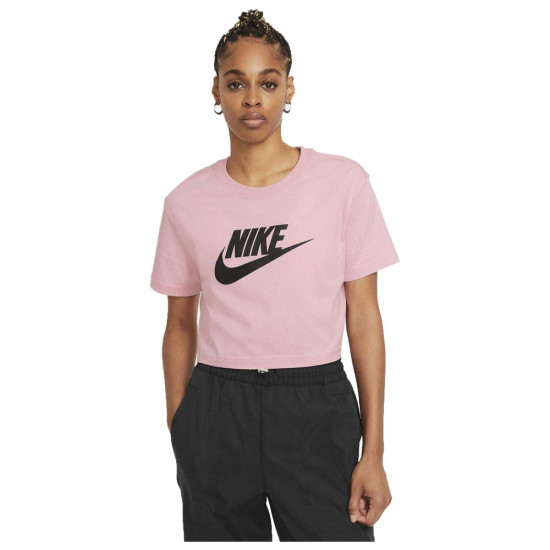 Nike Γυναικεία κοντομάνικη μπλούζα Sportswear Essential crop